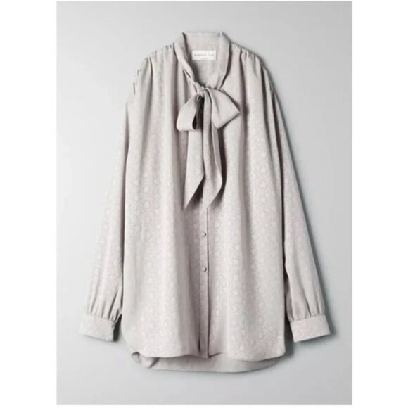 Aritzia 1-01 Babaton Womens Luxembourg Blouse Size M - Picture 1 of 15